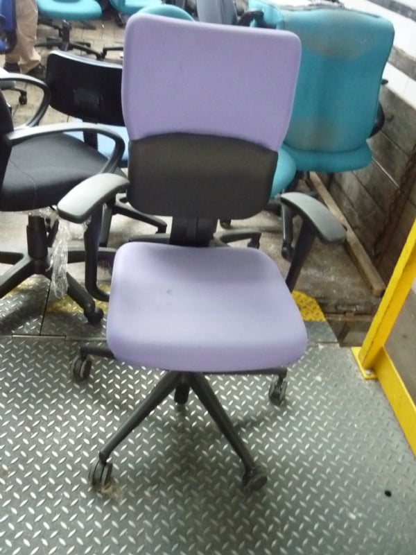 Used Office Chair-Lets B High Back Adjustable Handle Office Chair