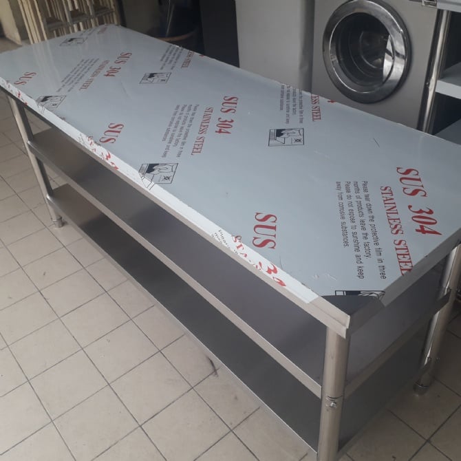 6FT Stainless Steel 3 Level Table