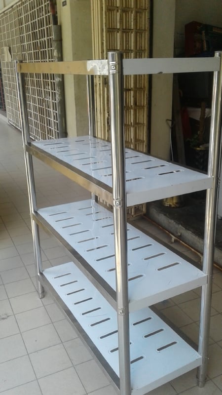 Stainless Steel 4FT 4 Level Rack