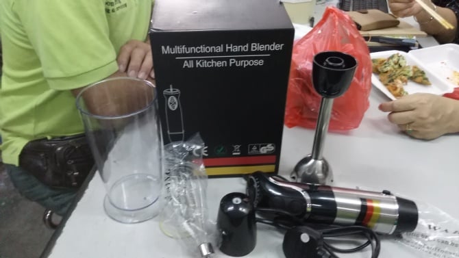 Electric Stainless Steel Hand Blender