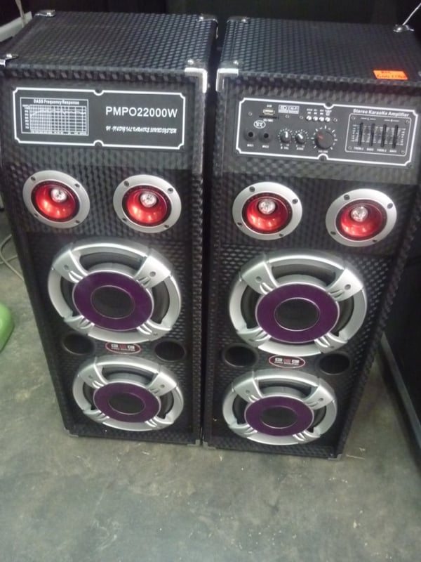 BGB PMPO 22000W Big Size Speaker with Amp