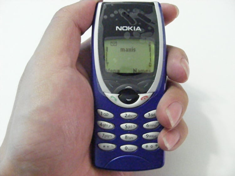 Original Nokia 8210 Blue Classic Phone